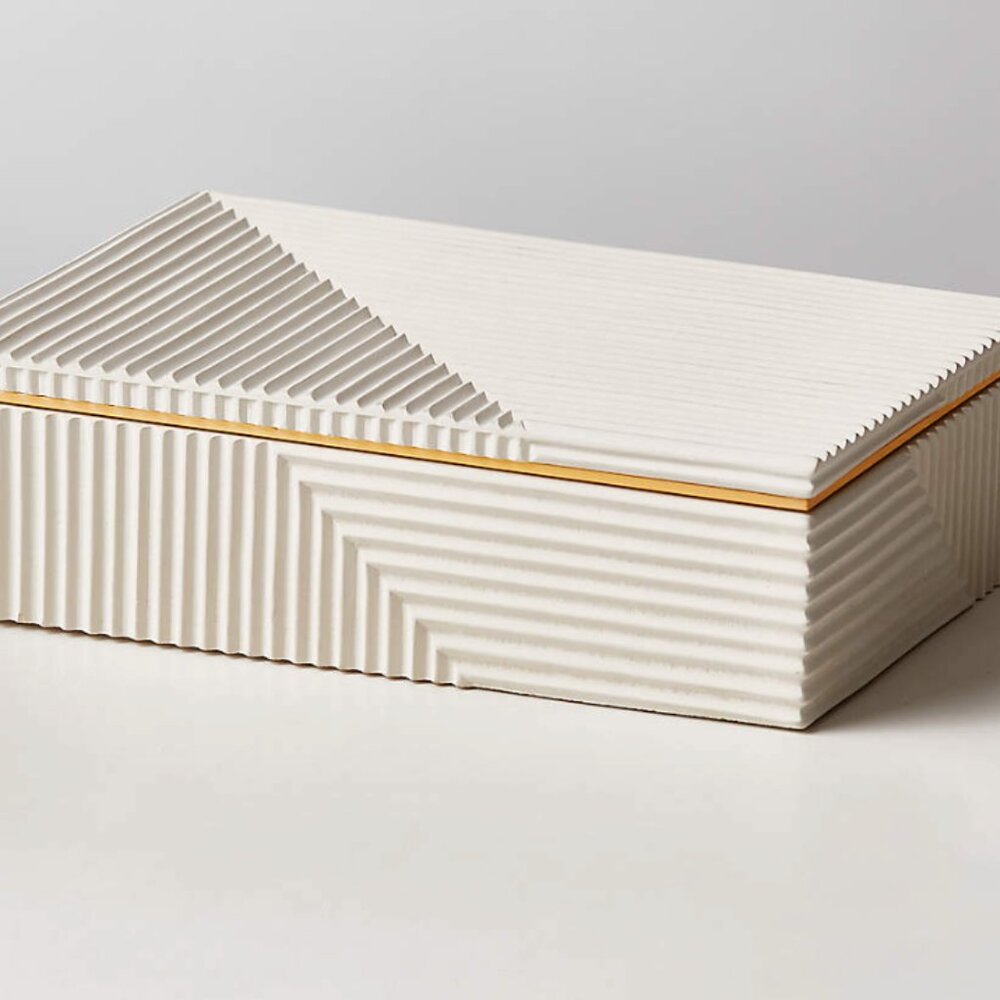 CB2 Chelsea Cement Box - Large